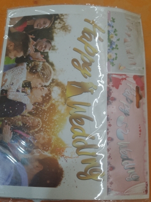 Happy wedding mariage deco 1pqt