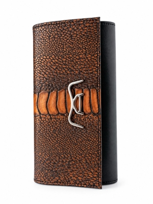 Wallet - marron croco