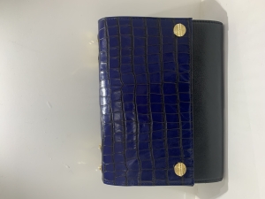 Bleu croco -Noir
