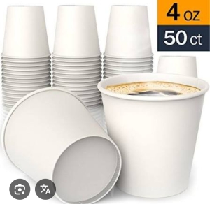 Tasses café  4 oz 1x50pcs