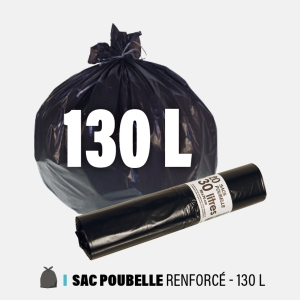 sachets poubelle 130 L pqt 1x130L