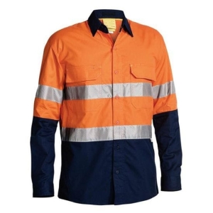 Chemise de travail haute visibilité couleur orange