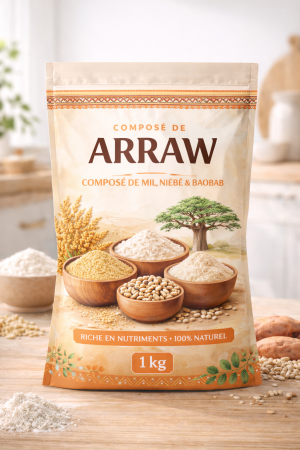 Arraw de mil, niébé, baobab